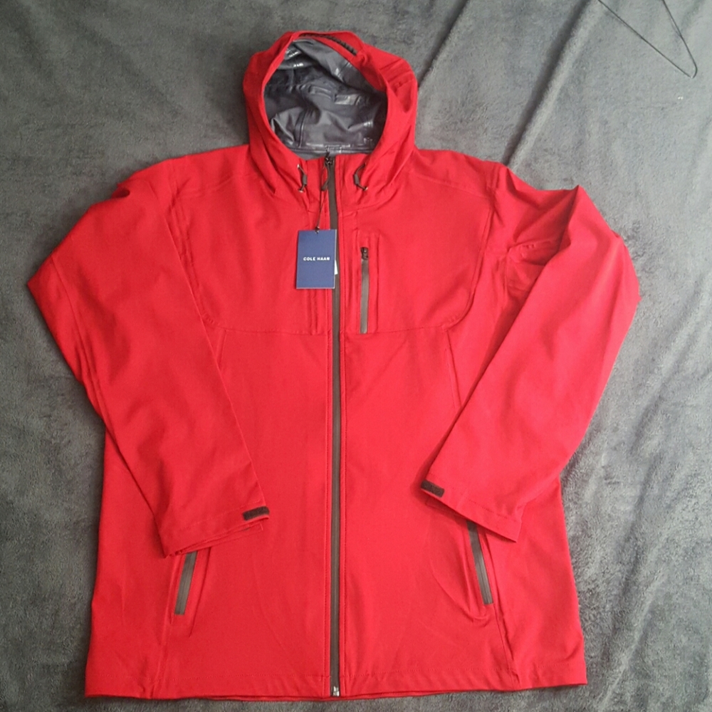 NWT COLE HANN GRAND OS RAIN JACKET